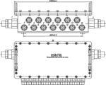 установочные и присоединительные размеры коробки ЕхКСУВ–ПС–500